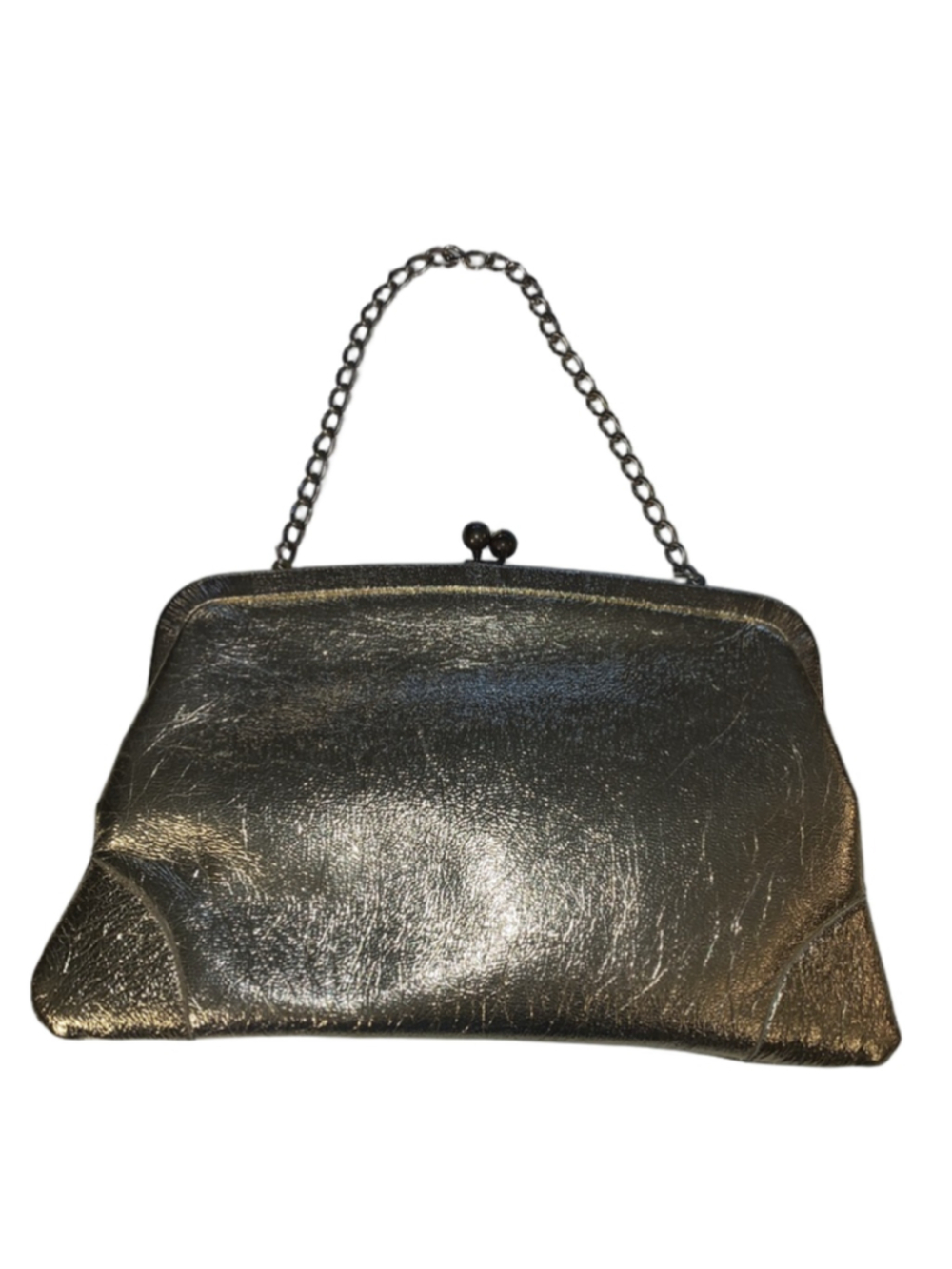Women's Ingber Gold Clutch Wristlet One Size with Multicolor Lining